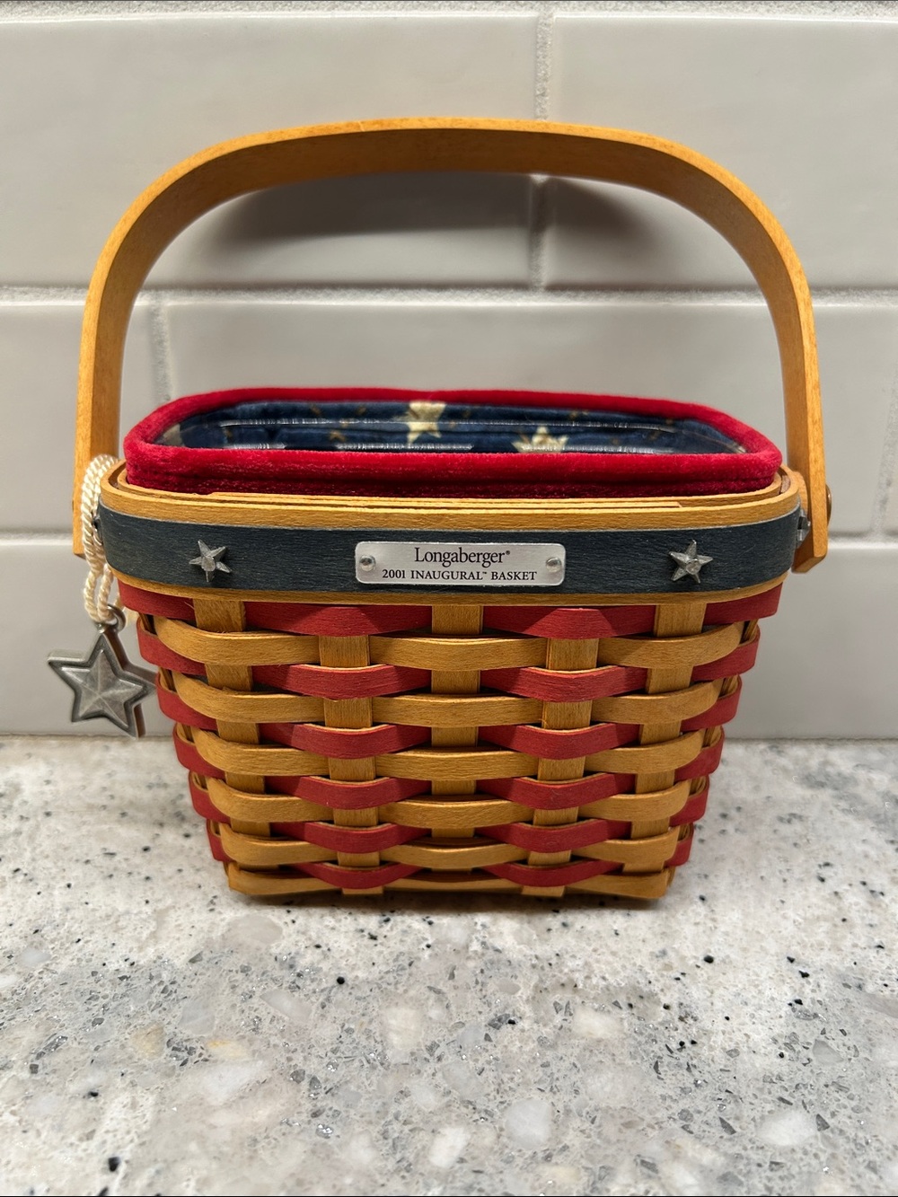 Longaberger Vintage Inaugural Basket 🇺🇸